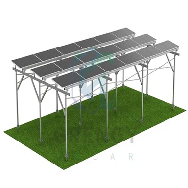 Storskalig solkmontering: Korrosionsbeständig markrackningssats