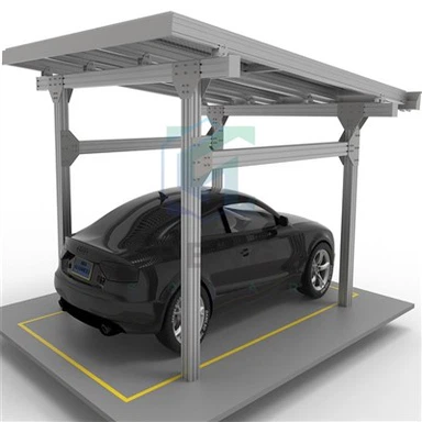 Aluminiums sol carport monteringsstrukturer