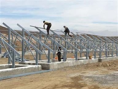 Hot-dip galvaniserat stål för solprojekt
