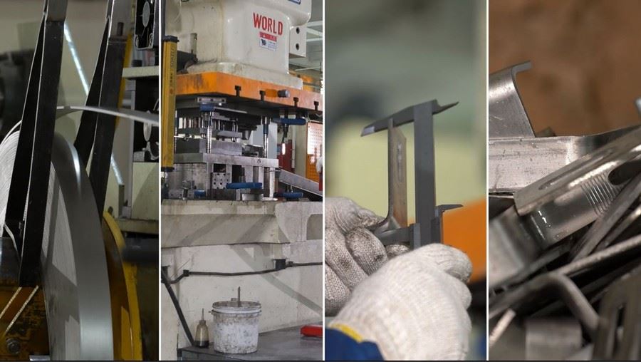 production of piling mount structure with single pole