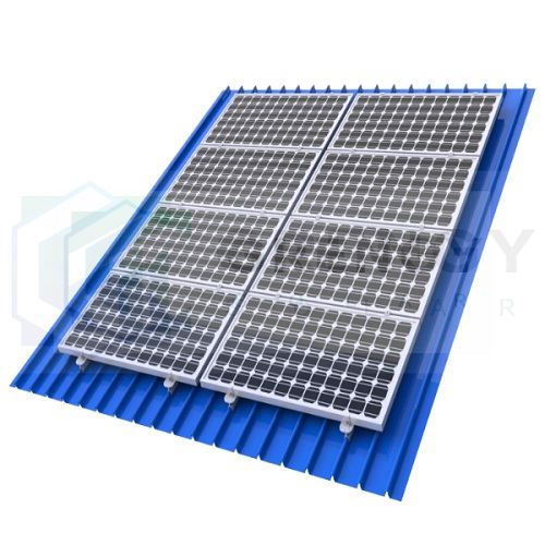 solar roof mounting using Metal roof clamps solar roof mounting using Metal roof clamps