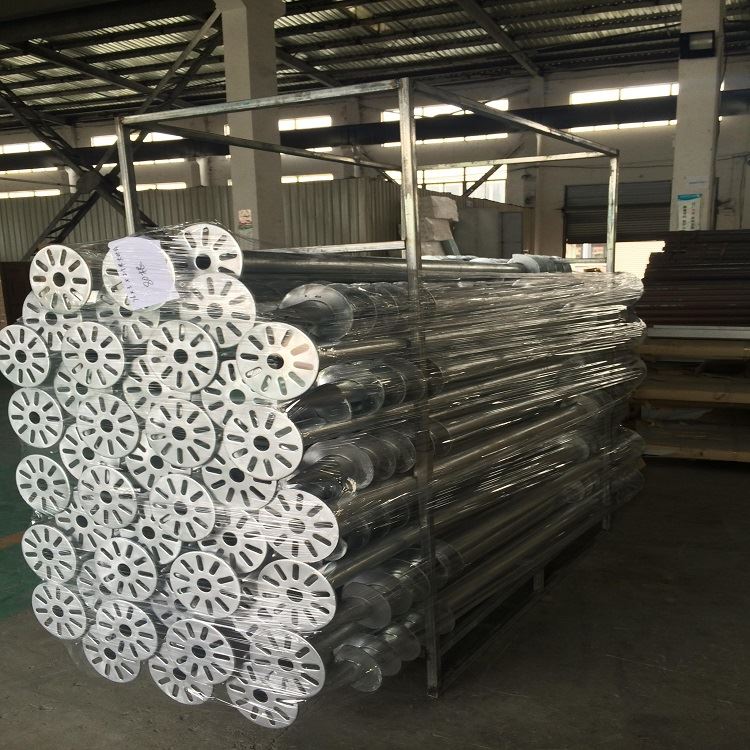 Quick-Install Solar Ground Screws Screw after packaging of foundation screw