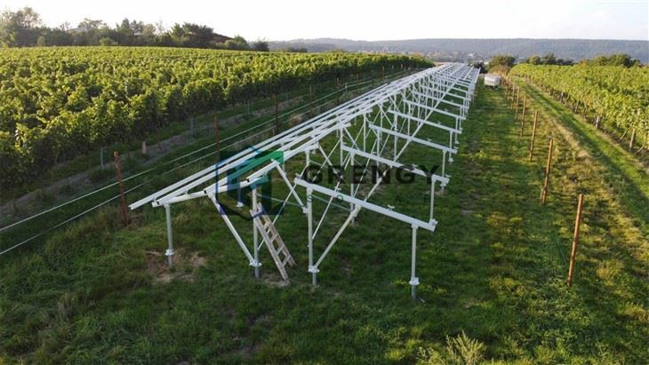 Solar Agricultural Greenhouse Mounting Bracket System