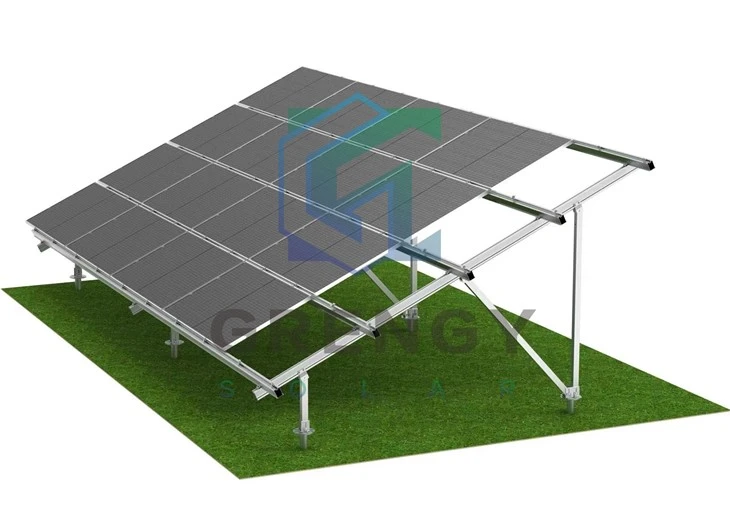 Apply To Vary Terrain Ground Solar Mount Structure