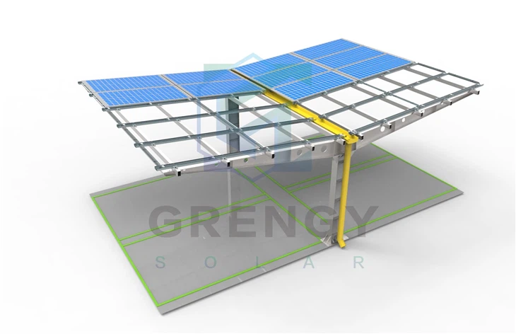 Carport With Solar Panel Roof