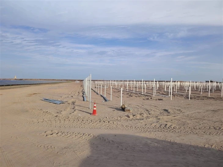 Double Post Ramming Solar Mounting System