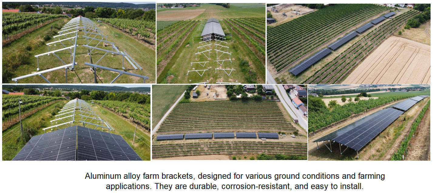 Heavy-Duty Solar Ground Screws farm Heavy-Duty Solar Ground Screws farm