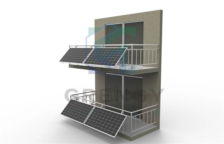 PV Balcony Support Structure