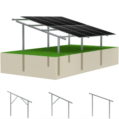 Solar markfäste med ZAM-stål