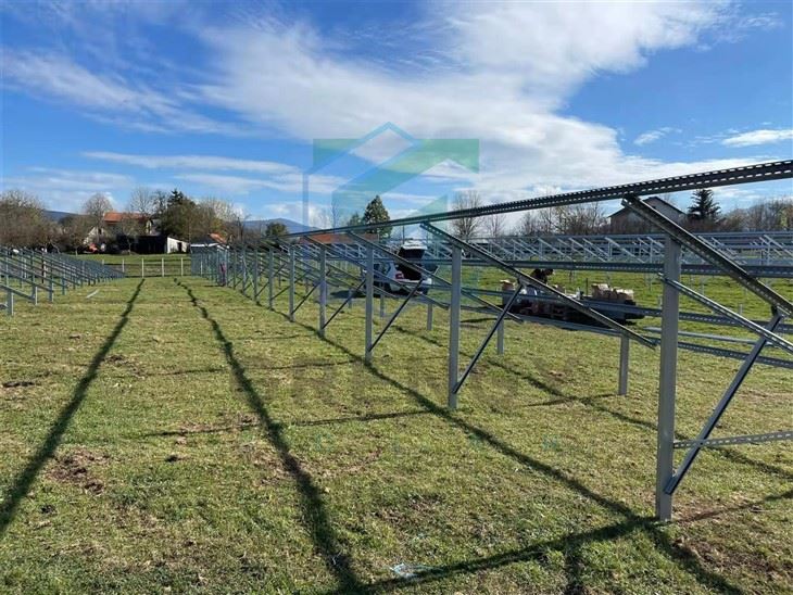 Solar Ground Mount Driven Pile factory